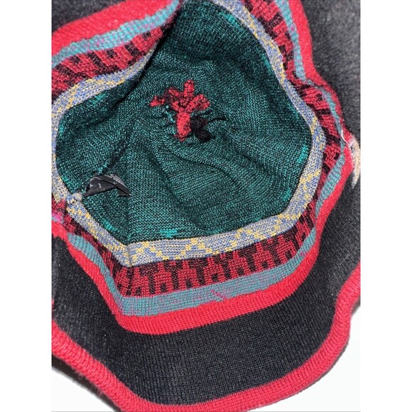 JYTTE 100% Wool Vintage Aztecs Southwestern Tassel Beanie Hat main image 6